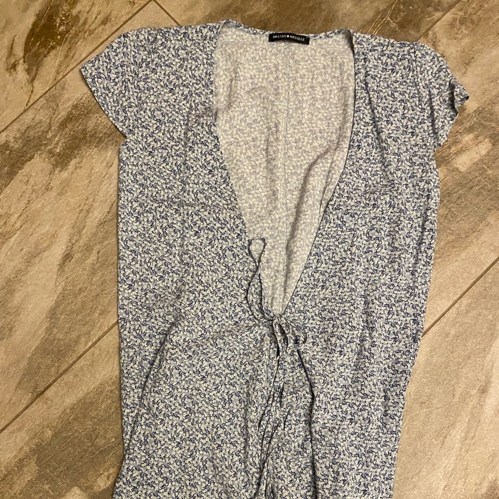 Brandy Melville floral print tie dress